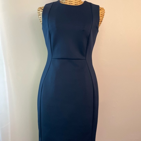 Navy Blue Calvin Klein size 6 dress - Picture 2 of 4